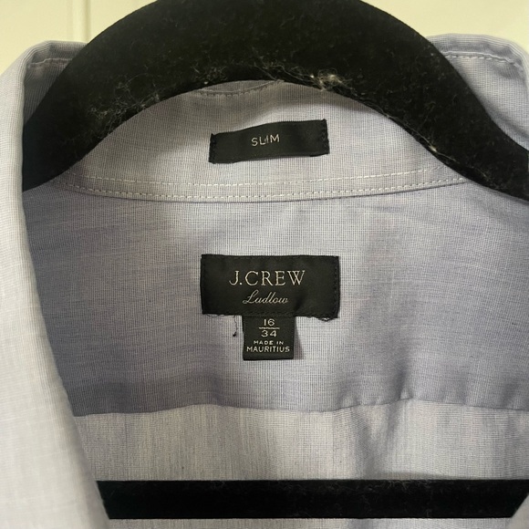 J Crew Ludlow Premium Cotton Button Up/Down Blue Shirt - Picture 8 of 12